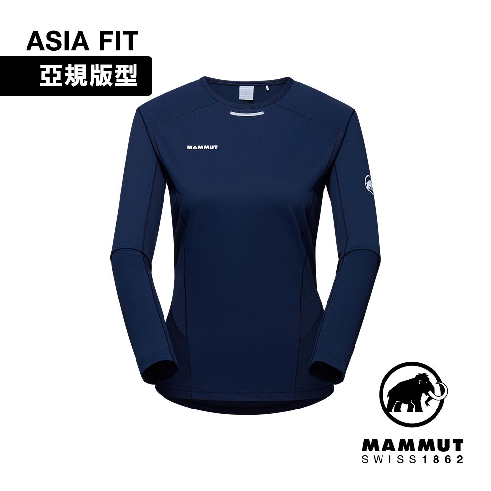 MAMMUT 長毛象 Aenergy FL Longsleeve AF W 輕量抗菌長袖排汗衣 白 女款 #1016-01360