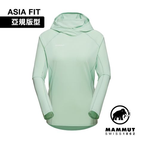 MAMMUT 長毛象 Selun FL Sun Hoody AF W 機能套頭連帽上衣 薄荷綠 女款 #1016-01410