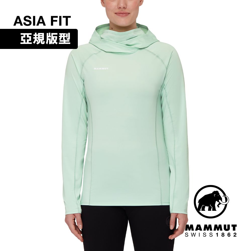 MAMMUT 長毛象  Selun FL Sun Hoody AF W 機能套頭連帽上衣 薄荷綠 女款 #1016-01410