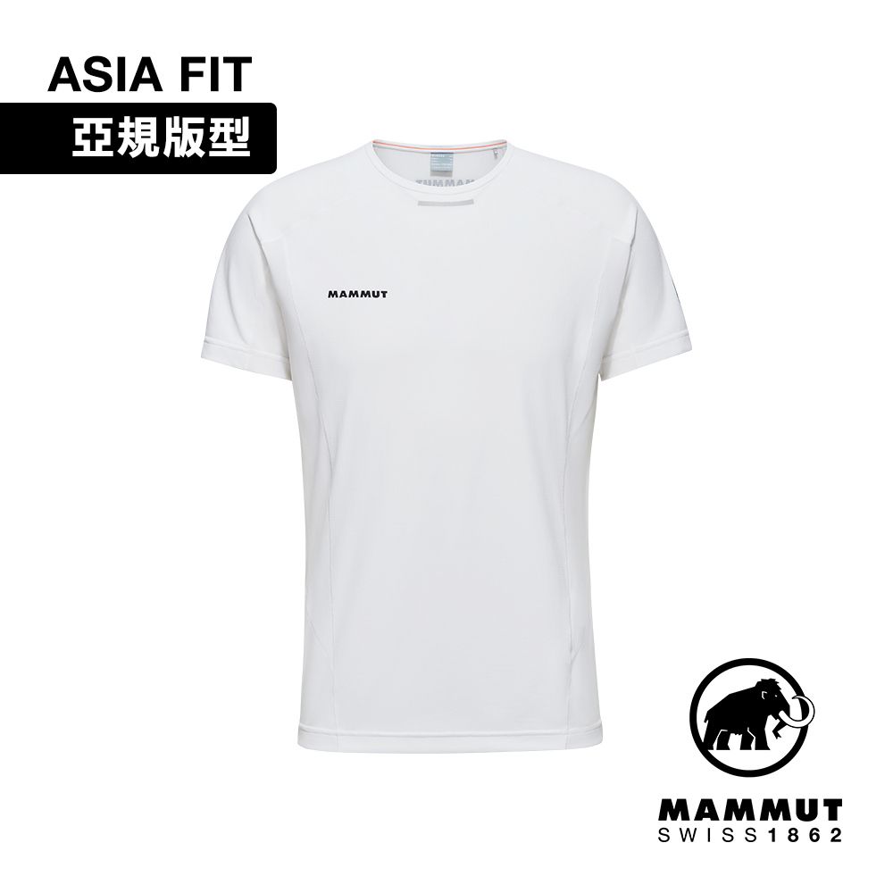 MAMMUT 長毛象 Aenergy FL T-Shirt AF Men 抗菌短袖排汗衣 白色 男款 #1017-04980