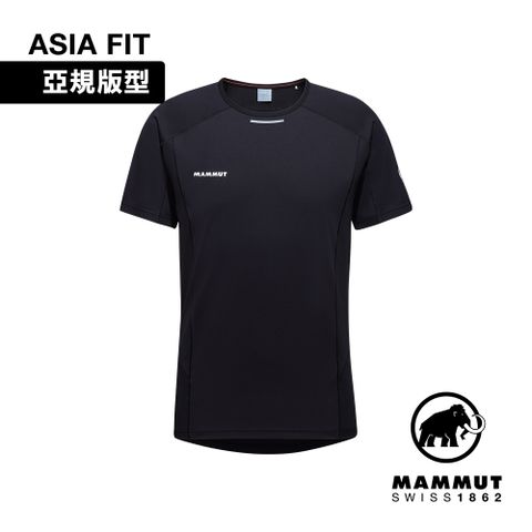 MAMMUT 長毛象 Aenergy FL T-Shirt AF Men 抗菌短袖排汗衣 黑色 男款 #1017-04980