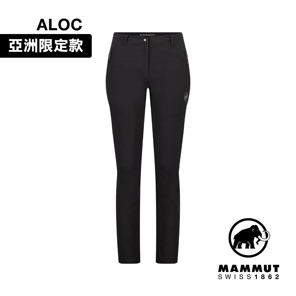 MAMMUT 長毛象 Trekkers 3.0 SO Pants AF W 健行防潑水長褲 黑色 女款 #1021-00811