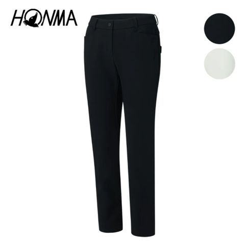 HONMA 本間高爾夫 女款保暖休閒褲 日本高爾夫球專櫃品牌(XS-L、白色、黑色任選HWJD800R622)