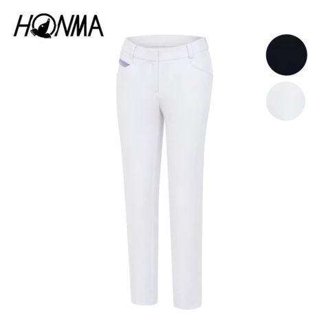 HONMA 本間高爾夫 女款保暖休閒褲 日本高爾夫球專櫃品牌(XS~L 白色、黑色任選HWJQ800R617)