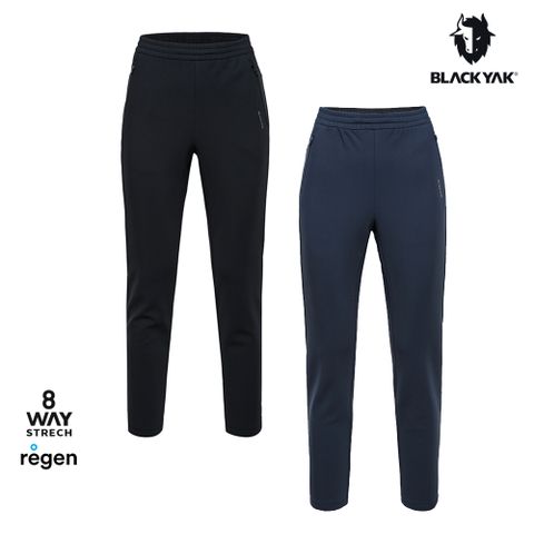【BLACKYAK】女 TRICOT BONDING保暖長褲(海軍藍/黑色)-8向彈性 內刷毛保暖長褲|BYDB2WP302