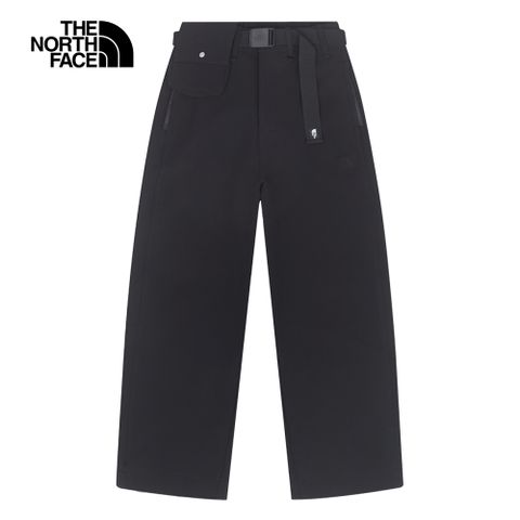 The North Face北面UE女款黑色DWR防潑水休閒長褲｜8CHZJK3