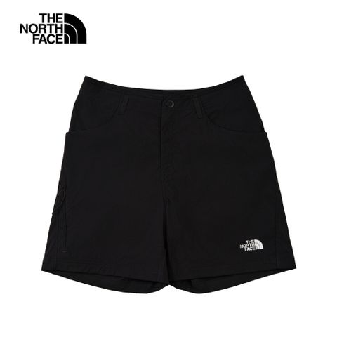 The North Face 北面 女款黑色多口袋休閒短褲｜8EYTJK3