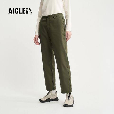 【AIGLE】女 休閒長褲｜AG-3A237A080 軍綠