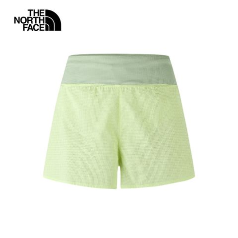 The North Face北面女款綠色DWR防潑水短褲｜85YTTIE