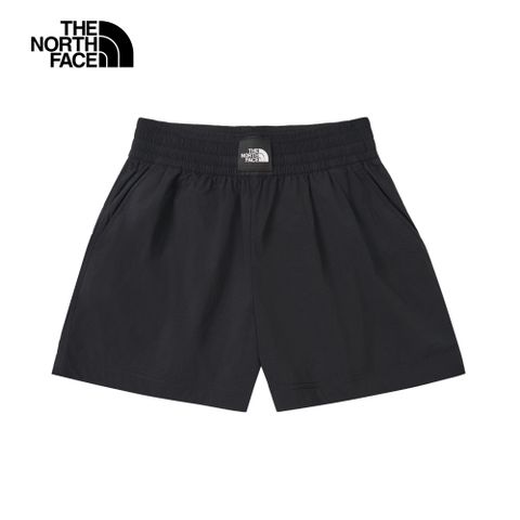 The North Face北面女款黑色DWR防潑水短褲｜8C5AJK3