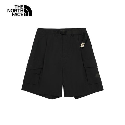 The North Face北面女款黑色WindWall防風短褲｜8C58JK3