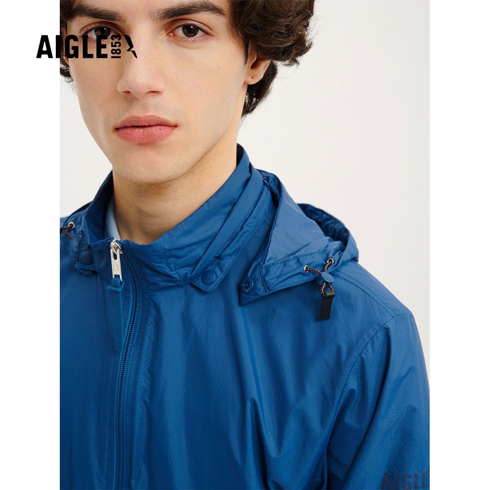 AIGLE 男 抗UV防潑超輕量外套AG-4P140 2色(男外套 抗UV外套 防潑水外套)