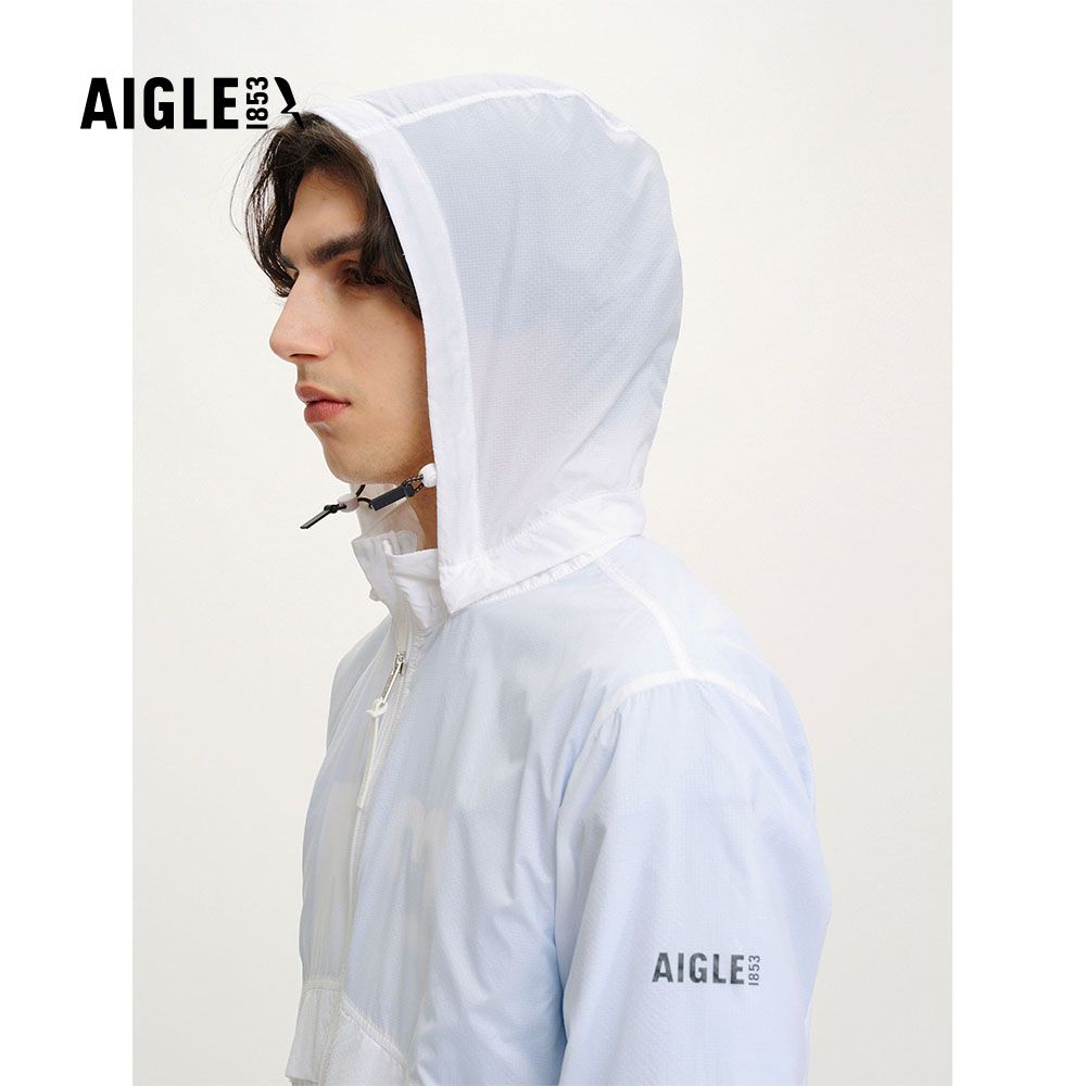 AIGLE 男 抗UV防潑超輕量外套AG-4P140 2色(男外套 抗UV外套 防潑水外套)