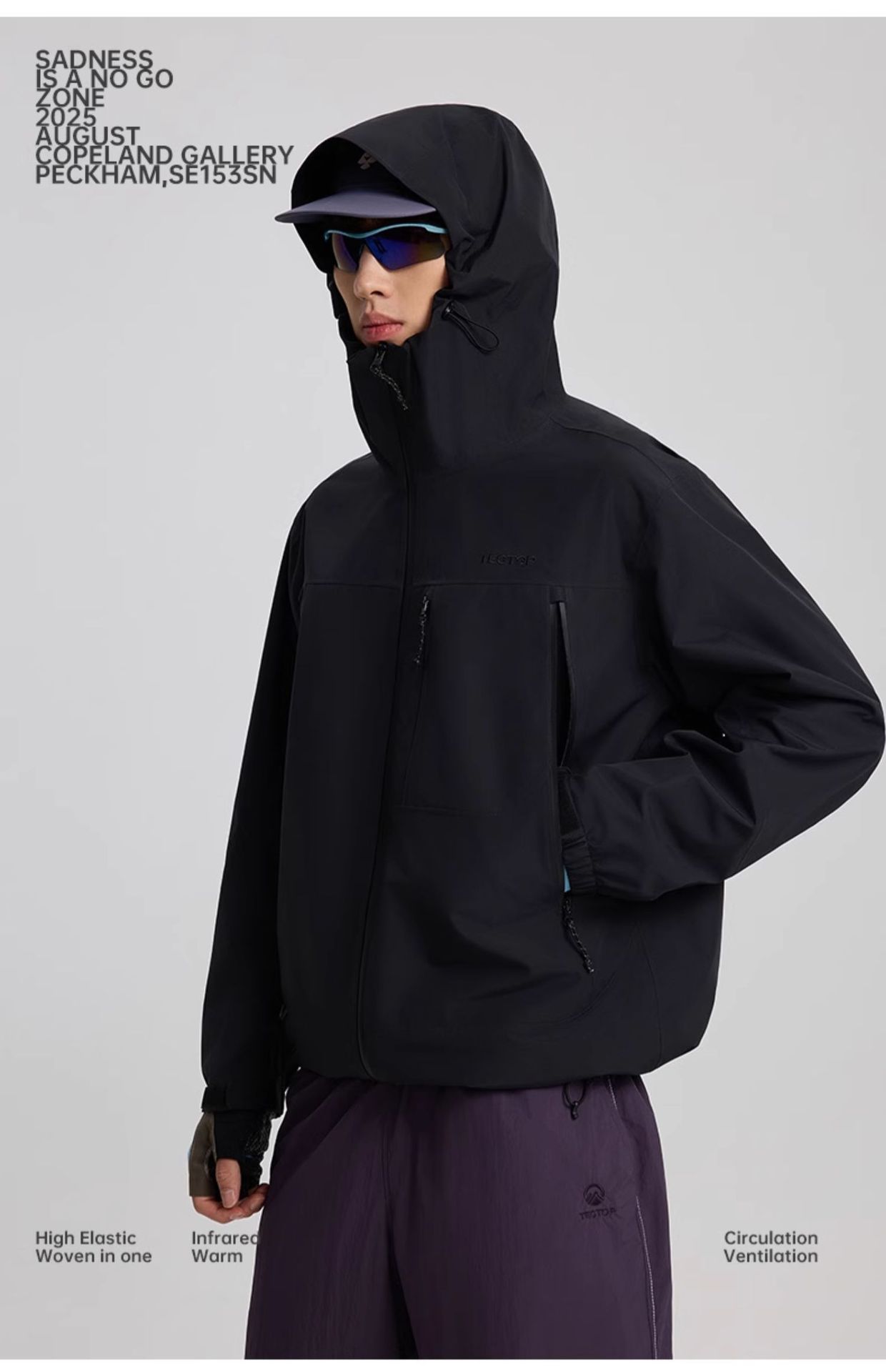 SADNESS A NO GOZONE2025AUGUSTCOPELAND GALLERYPECKHAM, SE153SNHigh ElasticWoven in oneInfraredWarmCirculationVentilation