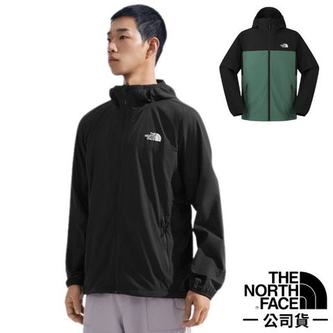 The North Face 北面 男 SUN CHASE WIND JACKET 防曬涼感COOL TOUCH連帽輕薄外套(亞洲版型).風衣.夾克/UPF50+/87VY