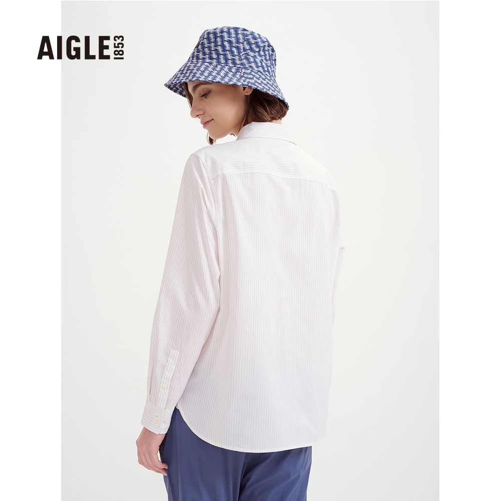 AIGLE 女 快乾長袖襯衫(AG-3P214A138 淺卡其)