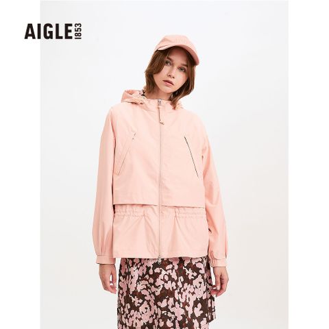 【AIGLE】女 防風外套(AG-2A246A011 粉紅)