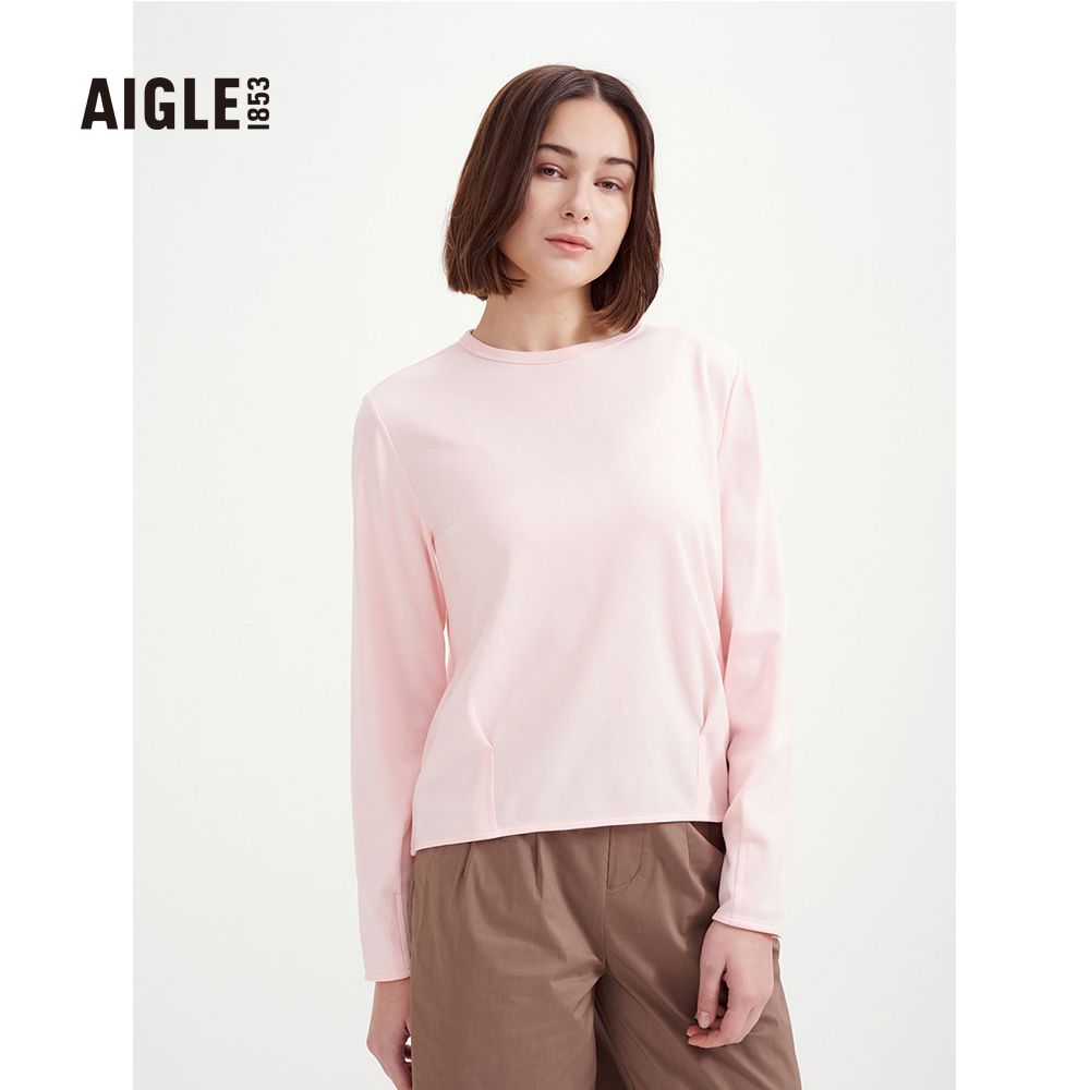 AIGLE 女 抗UV快乾長袖T恤(AG-3P218 2色)