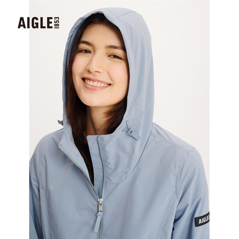 AIGLE  女 抗UV防潑外套(AG-4P253A049 淡藍)