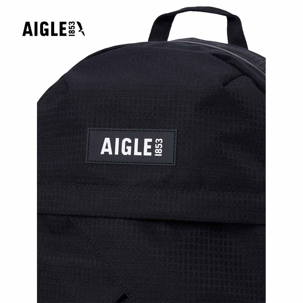 AIGLE 防潑健行後背包AG-4P503A100 黑色 (後背包 防潑水背包 登山後背包)