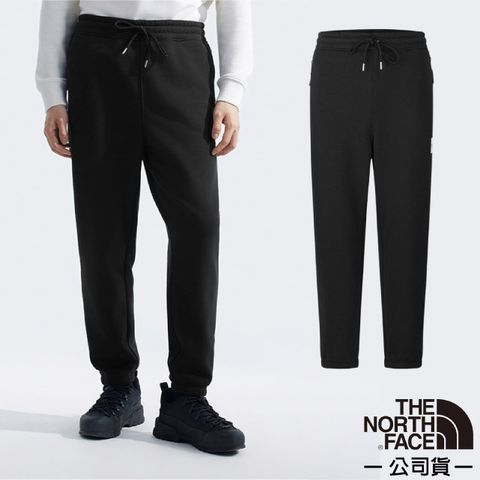 【The North Face】男 棉質混紡磨毛刷毛保暖長褲/86Q4-JK3 宇宙黑
