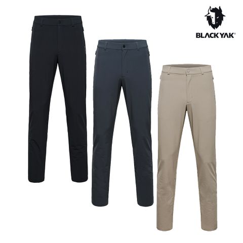 BLACKYAK 男 STANDARD長褲(淺卡其/碳灰/黑色)-尼龍彈性 伸展性佳 西裝褲-BYDB2MP201