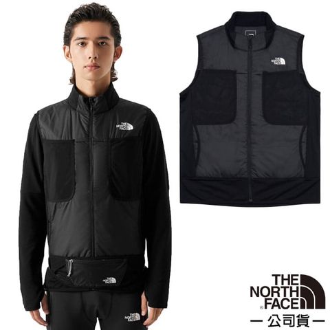 The North Face 北面 男 WINTER WARM PRO 防風保暖立領鋪棉背心.拉鍊開襟背心/WindWall防風.保暖填充/83S9-JK3 宇宙黑