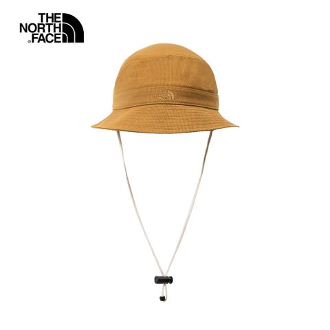 【The North Face】MOUNTAIN BUCKET HAT 男/女 漁夫帽 卡其-NF0A3VWX173