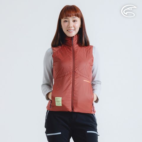 ADISI 女SMAWARM海洋溫控超撥水彈性背心 AV2421079/繡紅