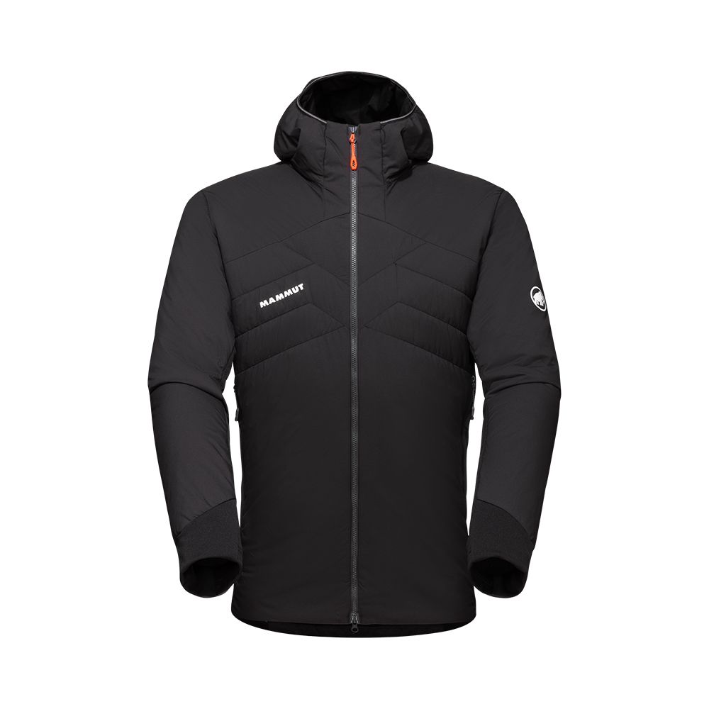 MAMMUT 長毛象 Rime Light IN Flex Hooded Jacket 輕量機能化纖連帽外套 黑/幻影黑 男款 #1013-02150