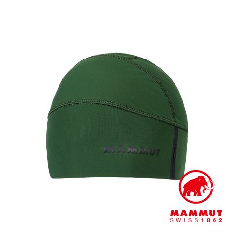 MAMMUT 長毛象 Aenergy Beanie 輕量彈性快乾豆豆帽 綠樹林 #1191-00470