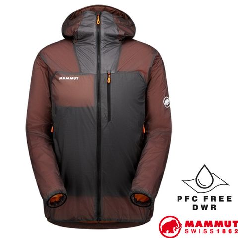 MAMMUT 長毛象 男 Flex Air In Hooded Jacket AF 輕量防潑水透氣連帽外套/1013-02610-0051 鈦金灰