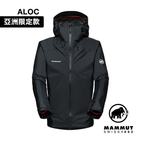 MAMMUT 長毛象 Crater Light HS Hooded Jkt AF GTX防水連帽外套 黑色 男款 #1010-29550