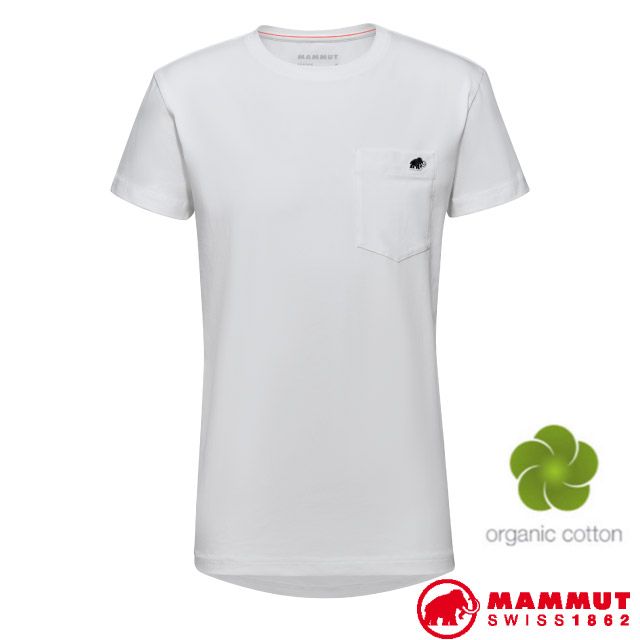 MAMMUT 長毛象 【瑞士  】男 Off Mountain Pocket 胸前口袋短袖上衣/1017-05110-0243 白