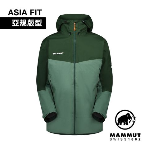 MAMMUT 長毛象 Convey Tour HS Hooded Jacket AF 防水連帽外套 深玉石綠/綠樹林 男款 #1010-28451