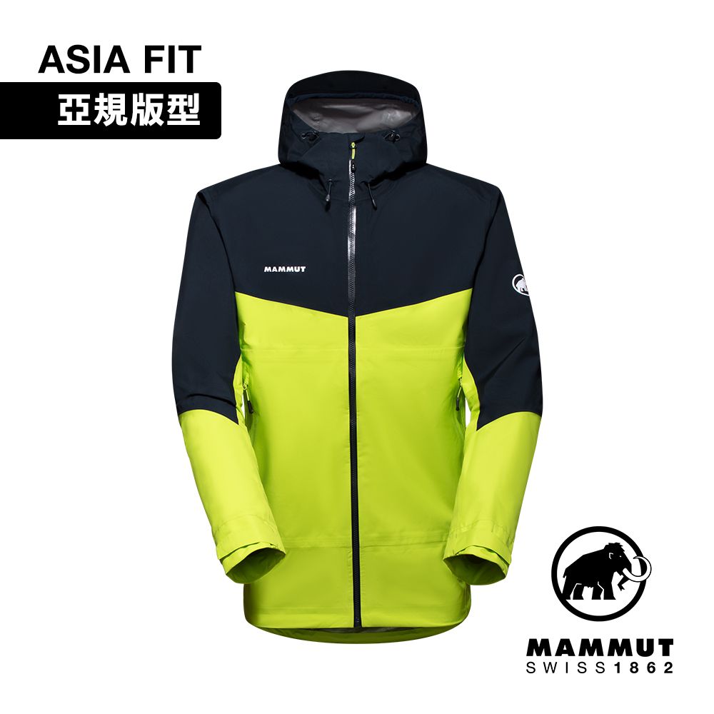 MAMMUT 長毛象 Convey Tour HS Hooded Jacket AF 防水連帽外套 淺萊姆綠 男款 #1010-28451