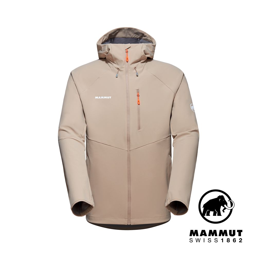 MAMMUT 長毛象 Ultimate Comfort Hooded Jacket Men 軟殼外套 薩凡納褐 男款 #1011-01910