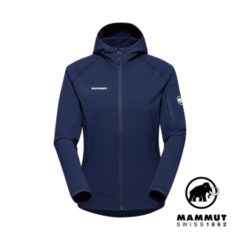 MAMMUT 長毛象 Madris Light ML Hooded Jkt W 防風刷毛連帽外套 海洋藍 女款 #1014-03851