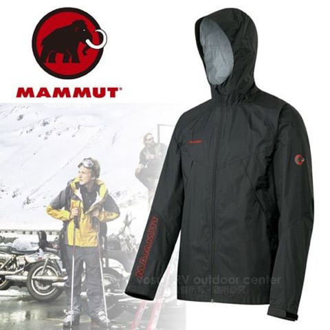 MAMMUT 長毛象 【瑞士  】男 Bogong Jacket Men 功能性持久抗風抗水外套/1010-13370-0040 黑