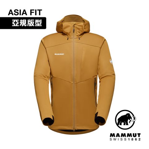 MAMMUT 長毛象 Ultimate VII SO Hooded Jacket AF 第七代經典軟殼連帽外套 獵豹褐7502 男款 #1011-01780