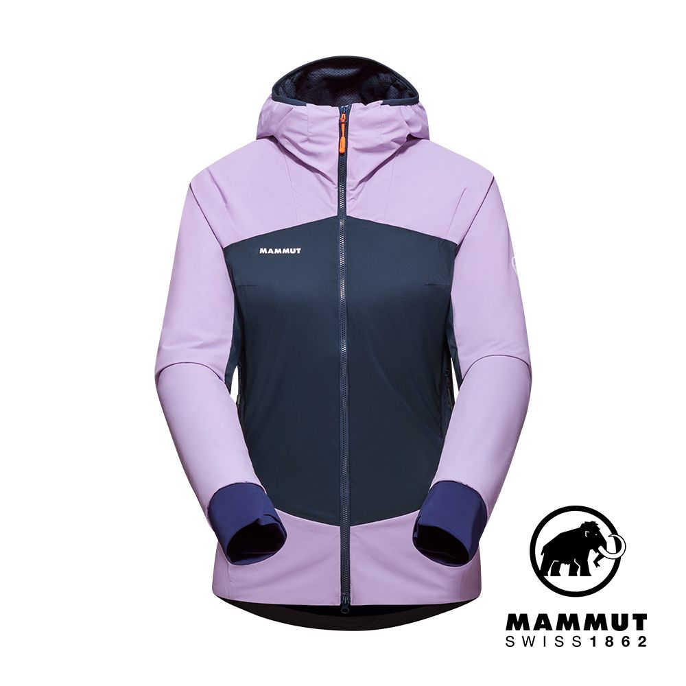 MAMMUT 長毛象 Taiss IN Hybrid Hooded W 軟殼連帽外套 星系紫/海洋藍 女款 #1013-02690
