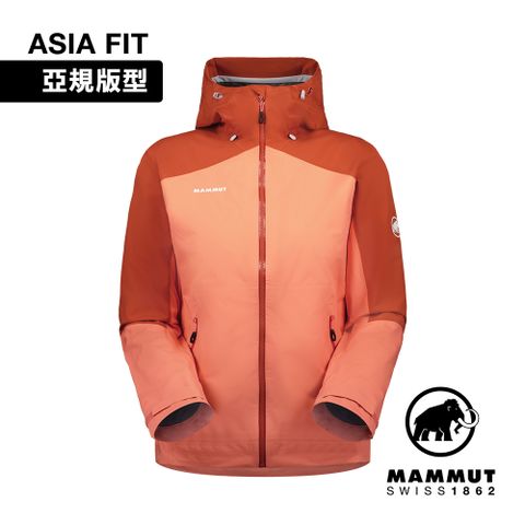 MAMMUT 長毛象 Convey Tour HS Hooded Jacket AF GTX防水連帽外套 女款 櫻花鮭粉/陶紅 #1010-28801