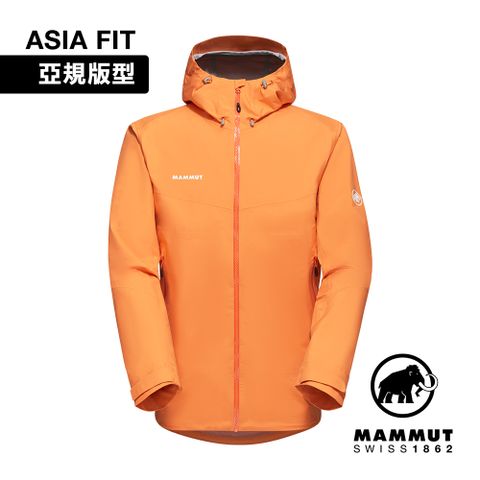 MAMMUT 長毛象 Convey Tour HS Hooded Jacket AF GTX防水連帽外套 柑桔橘 男款 #1010-28451