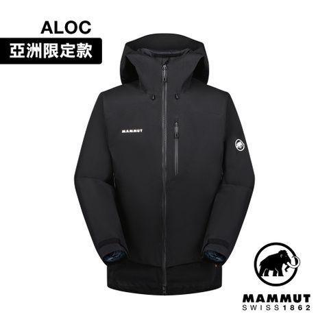 【Mammut 長毛象】Ayako Pro 2.0 HS Hooded Jacket AF Men GTX防水連帽外套 黑色 男款 #1010-30280