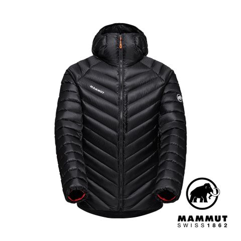 MAMMUT 長毛象 Broad Peak IN Hooded Jacket 防潑水羽絨連帽外套 男款 黑色 #1013-02960