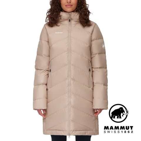 MAMMUT 長毛象 Fedoz IN Hooded Parka W 長版羽絨連帽大衣外套 薩凡納褐 女款 #1013-02090