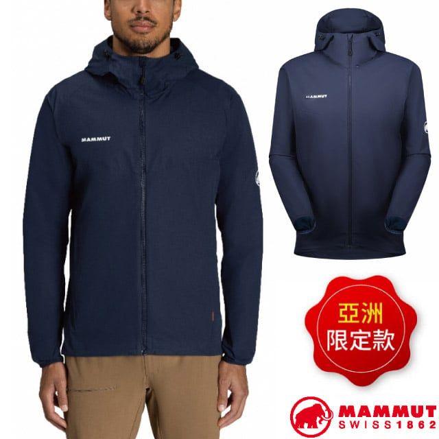 MAMMUT 長毛象】男GRANITE SO Hooded Jacket AF 防潑水軟殼連帽外套 