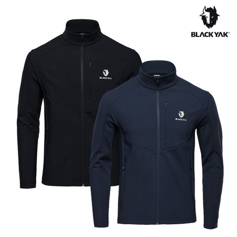 BLACKYAK 男 TRICOT BONDING保暖外套(海軍藍/黑色)-刷毛 彈性佳-BYDB2MJ208