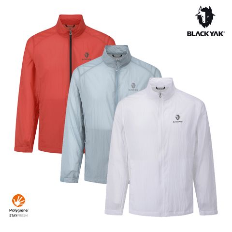 【BLACKYAK】男 AIR FLY外套(紅色/天空藍/白色)-輕量透氣 銀離子抗菌除臭 可收納|BYEB1MJ007