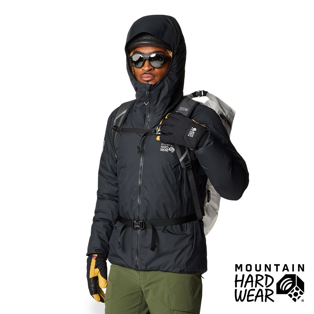 Mountain Hardwear Storm Whisperer Insulated 二合一防水羽絨外套 男款 黑色 #2077021